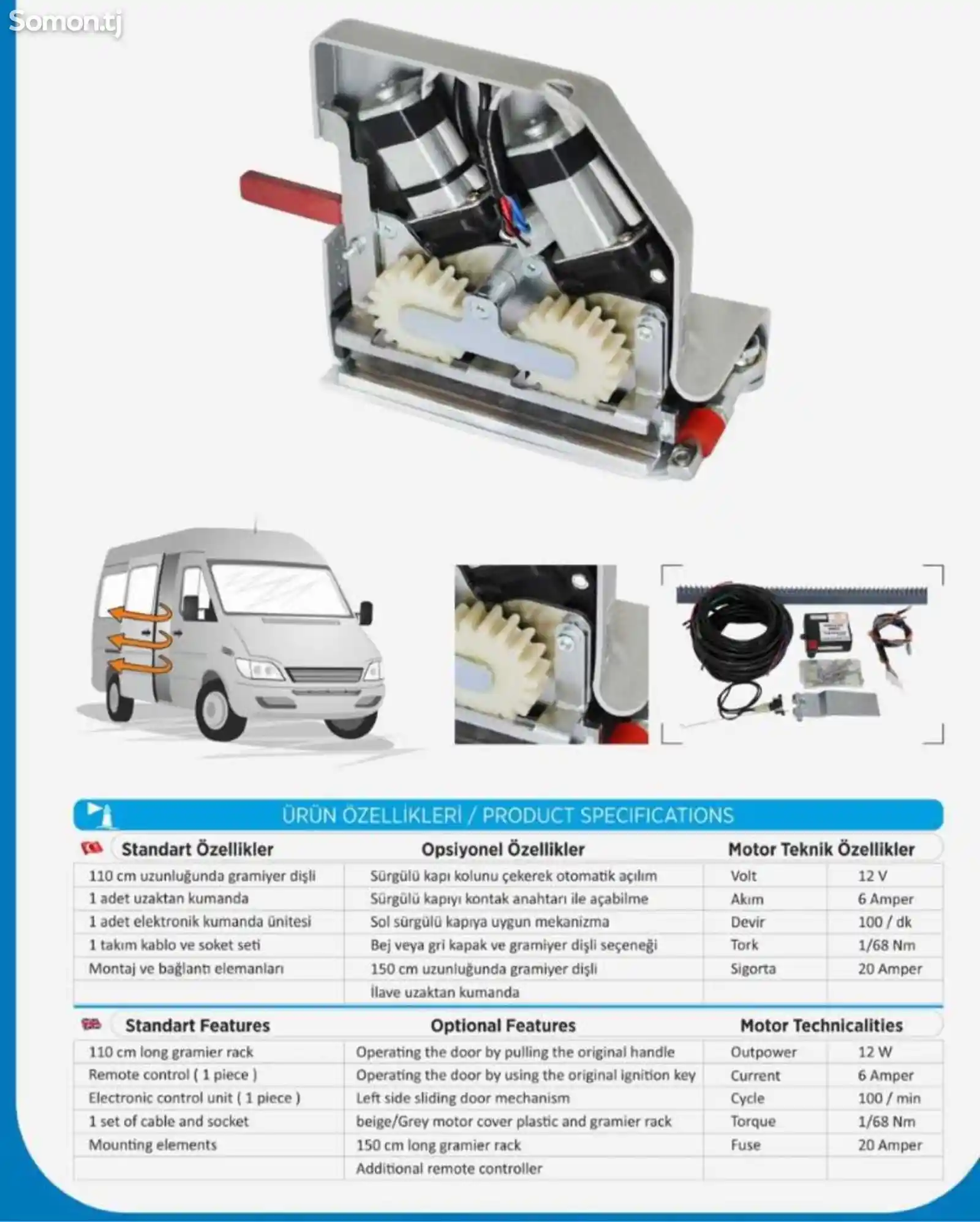 Автоматическая дверь на Mercedes -Benz Sprinter, 2007-2023-5