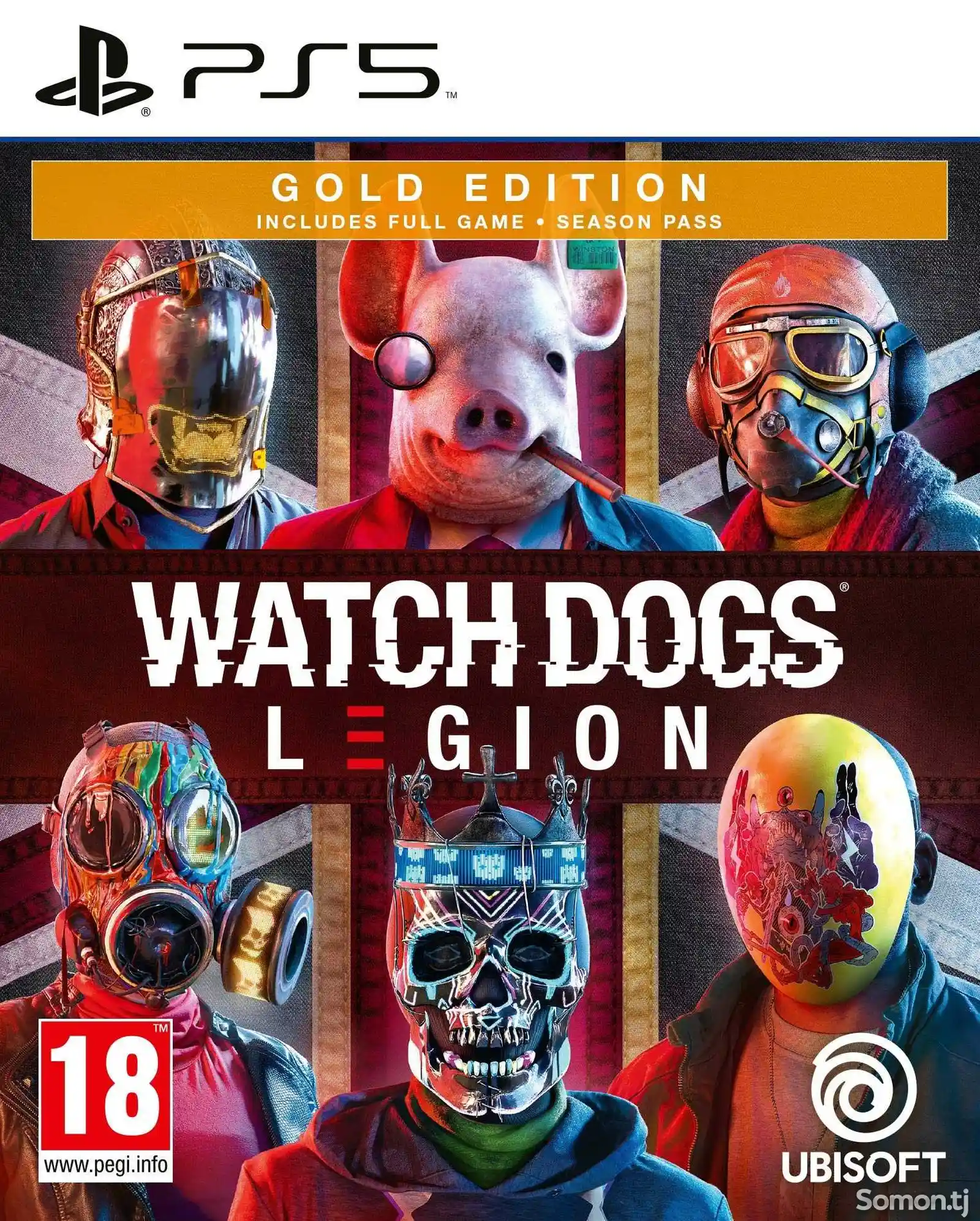 Игра Watch Dogs Legion Gold Edition для Sony PS5