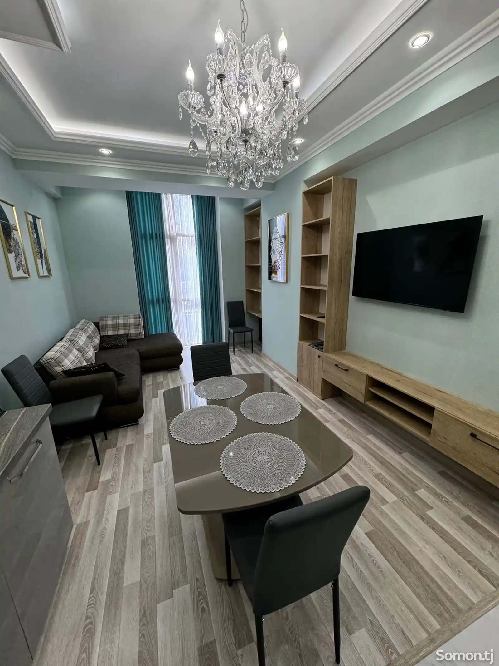 1-комн. квартира, 10 этаж, 55 м², Исмоили Сомони-2