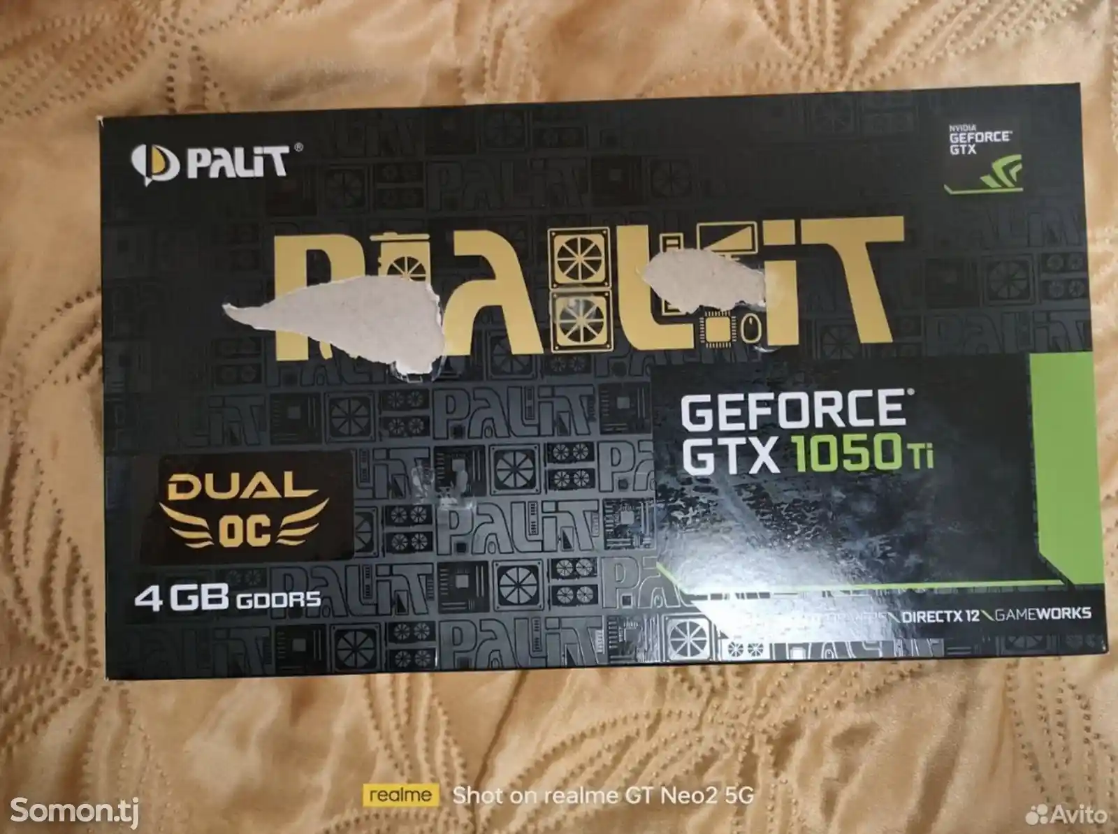 Видеокарта Palit Geforce Gtx 1050Ti 4Gb Dd5-4