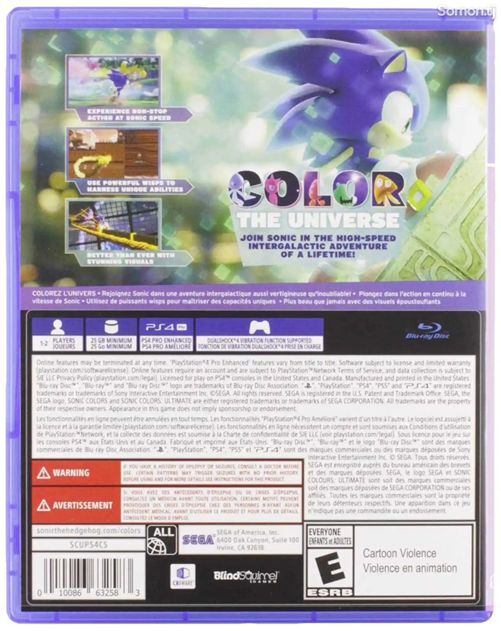 Игра Sonic colors для PS4-8
