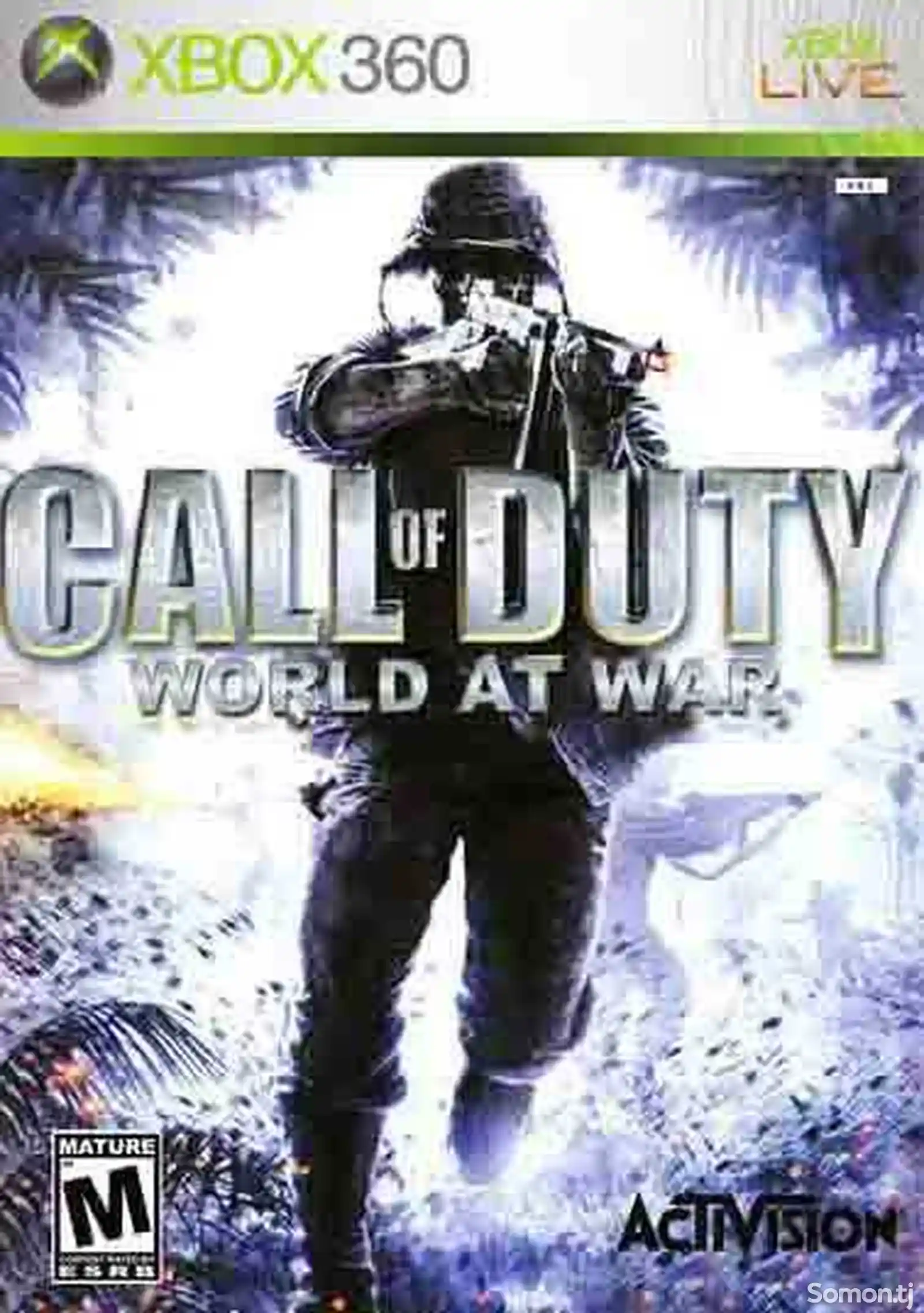 Игра Call of duty world at war для прошитых Xbox 360
