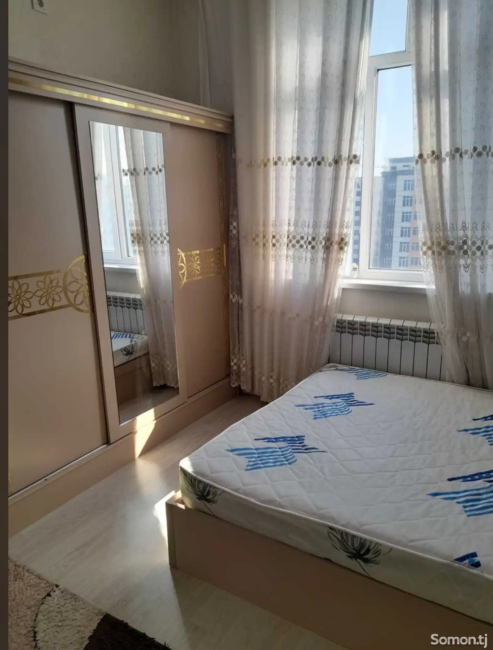 2-комн. квартира, 15 этаж, 56м², И.сомони-1