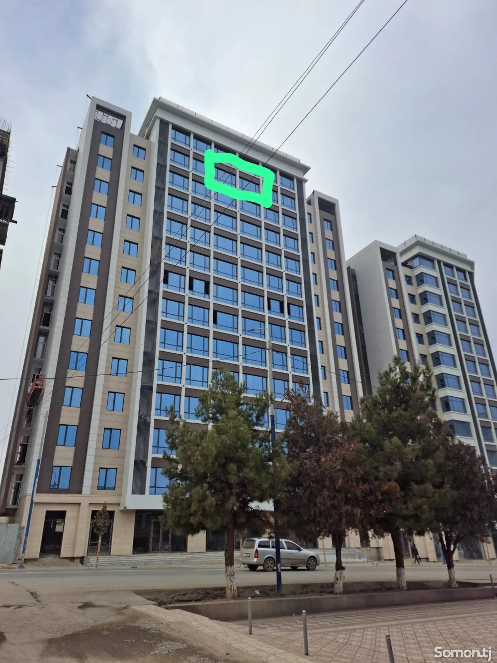 2-комн. квартира, 13 этаж, 60 м², проспект И Сомони-1