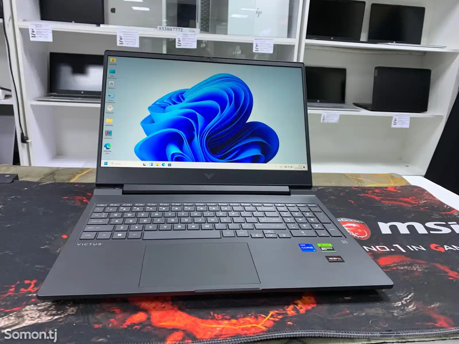 Игровой ноутбук НР core i5-13th 35Ghz 14 ядро -RTX3050-6GB SSD-512GB DDR5 8gb-4