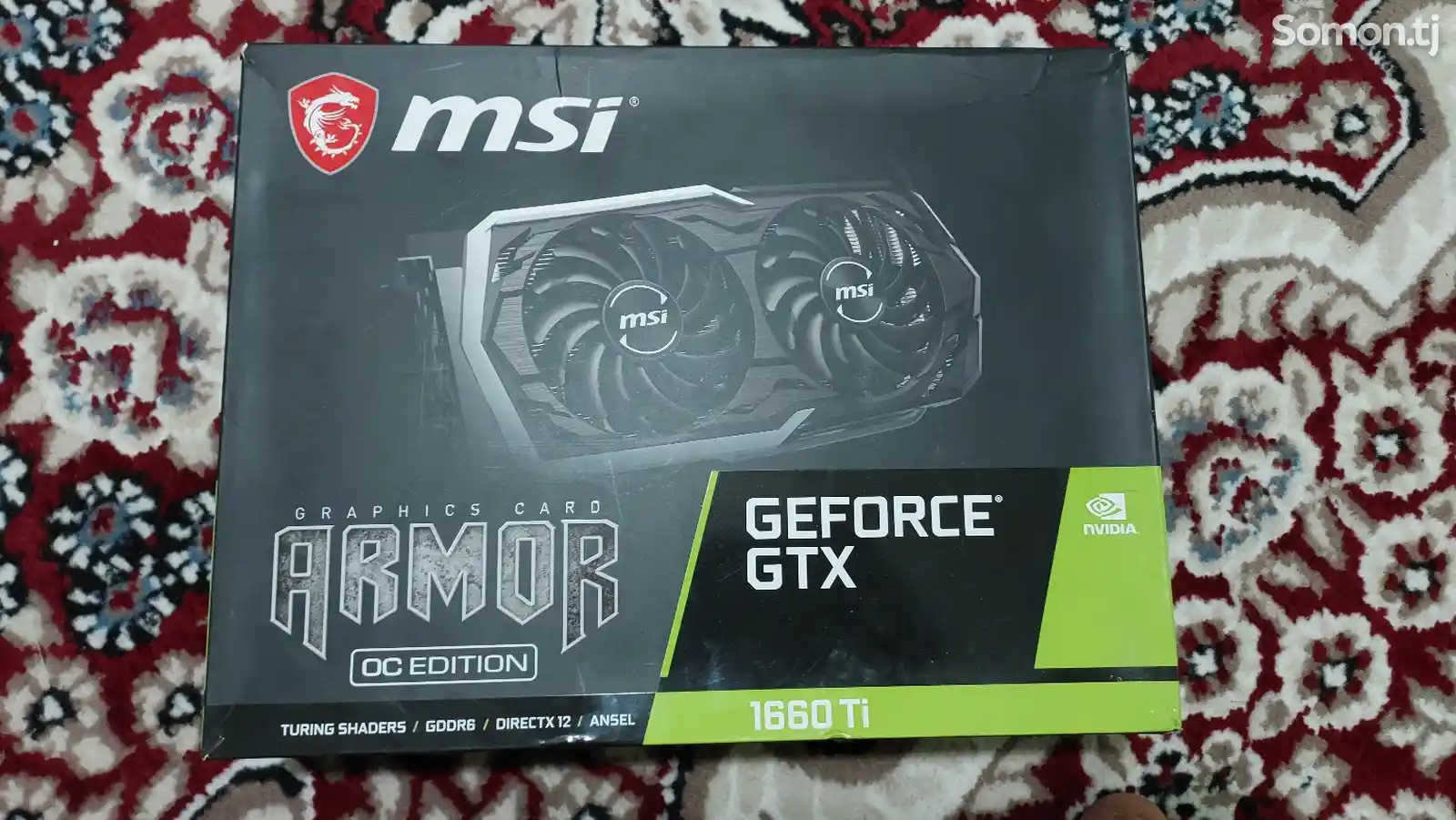 Видеокарта MSI GeForce GTX 1660 Ti ARMOR OC-1