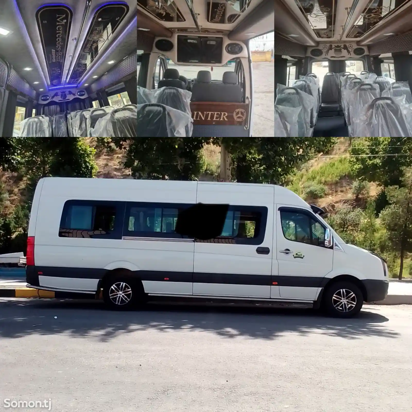 Услуги перевозки пассажиров на mercedes benz sprinter-5