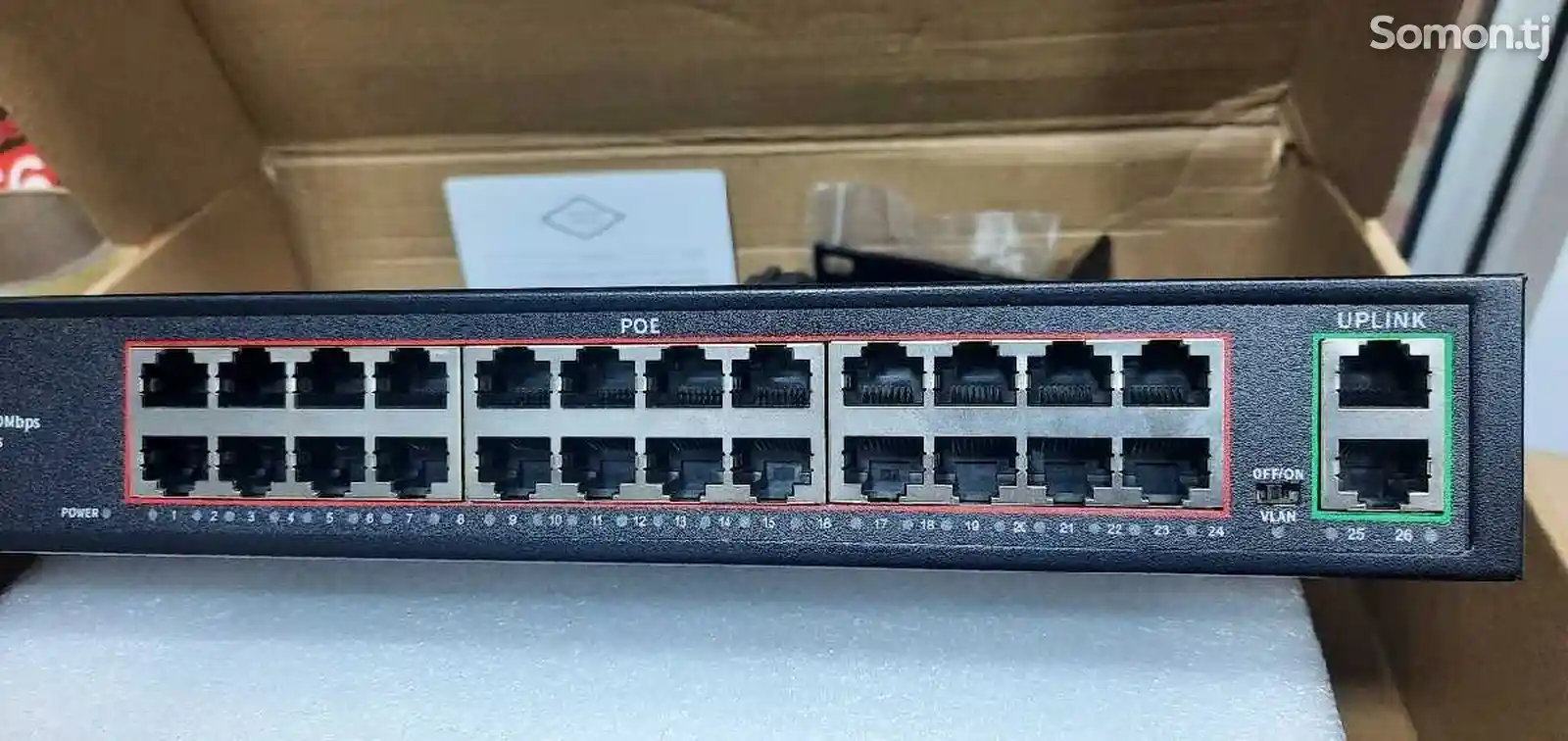 Switch gigabit 26 port Poe 1000mb-1