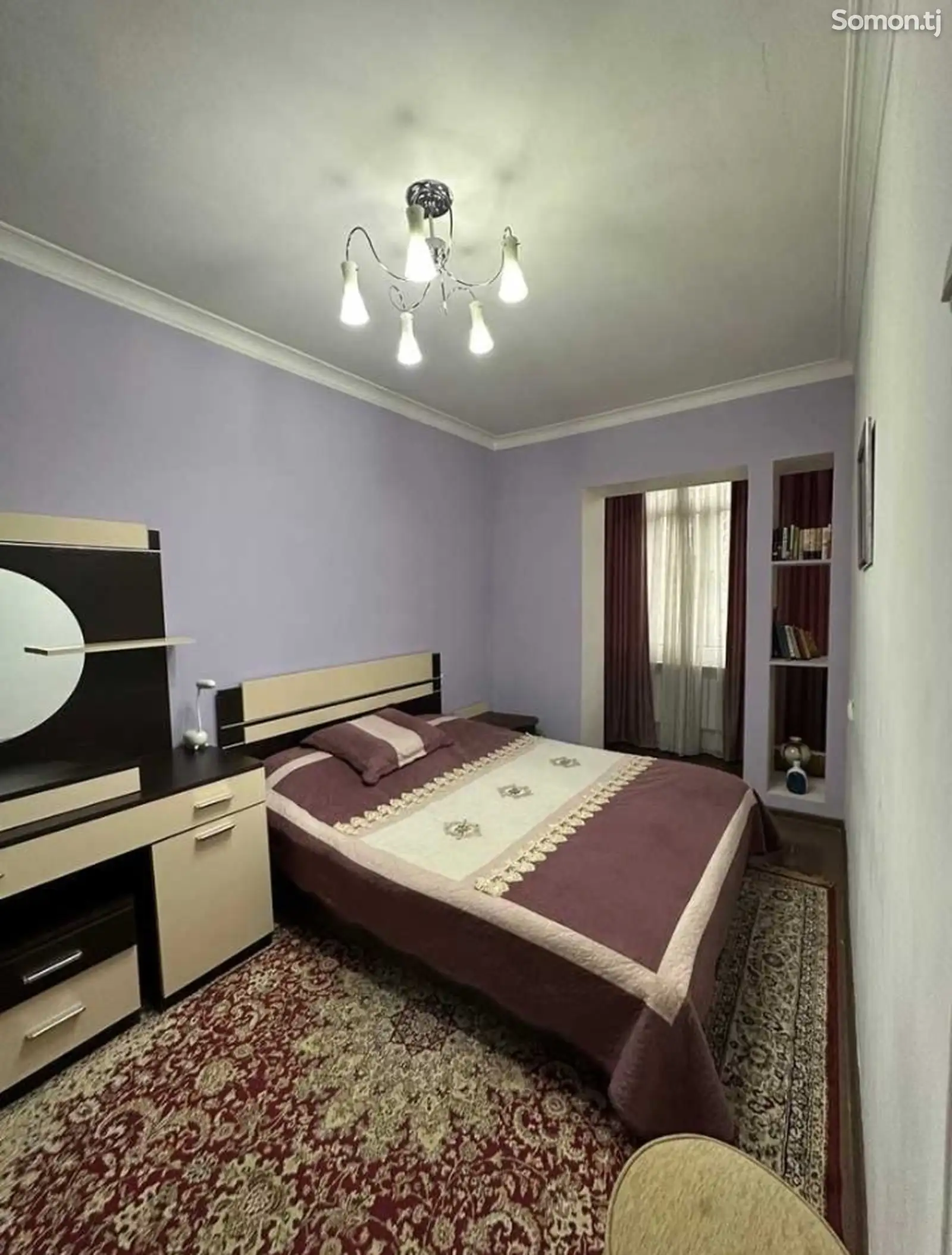 2-комн. квартира, 4 этаж, 60м², Исмоили Сомони-1