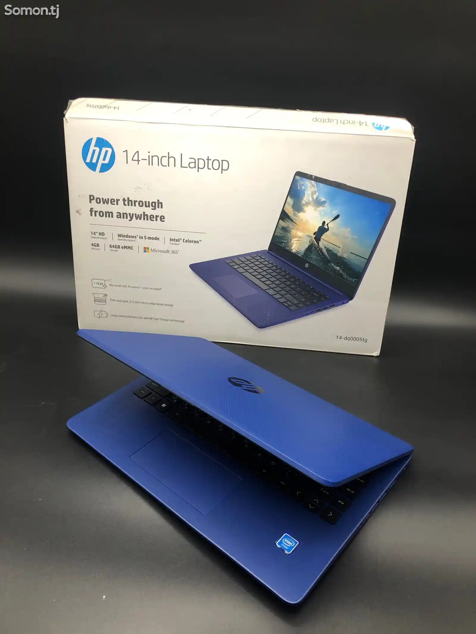 Ноутбук HP blue intel inside-3