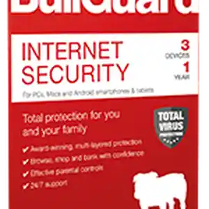 BullGuard Internet Security - иҷозатнома барои 3 роёна, 1 сол