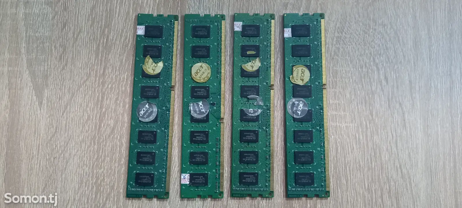 Оперативная память 2gb 4шт. ddr3-1