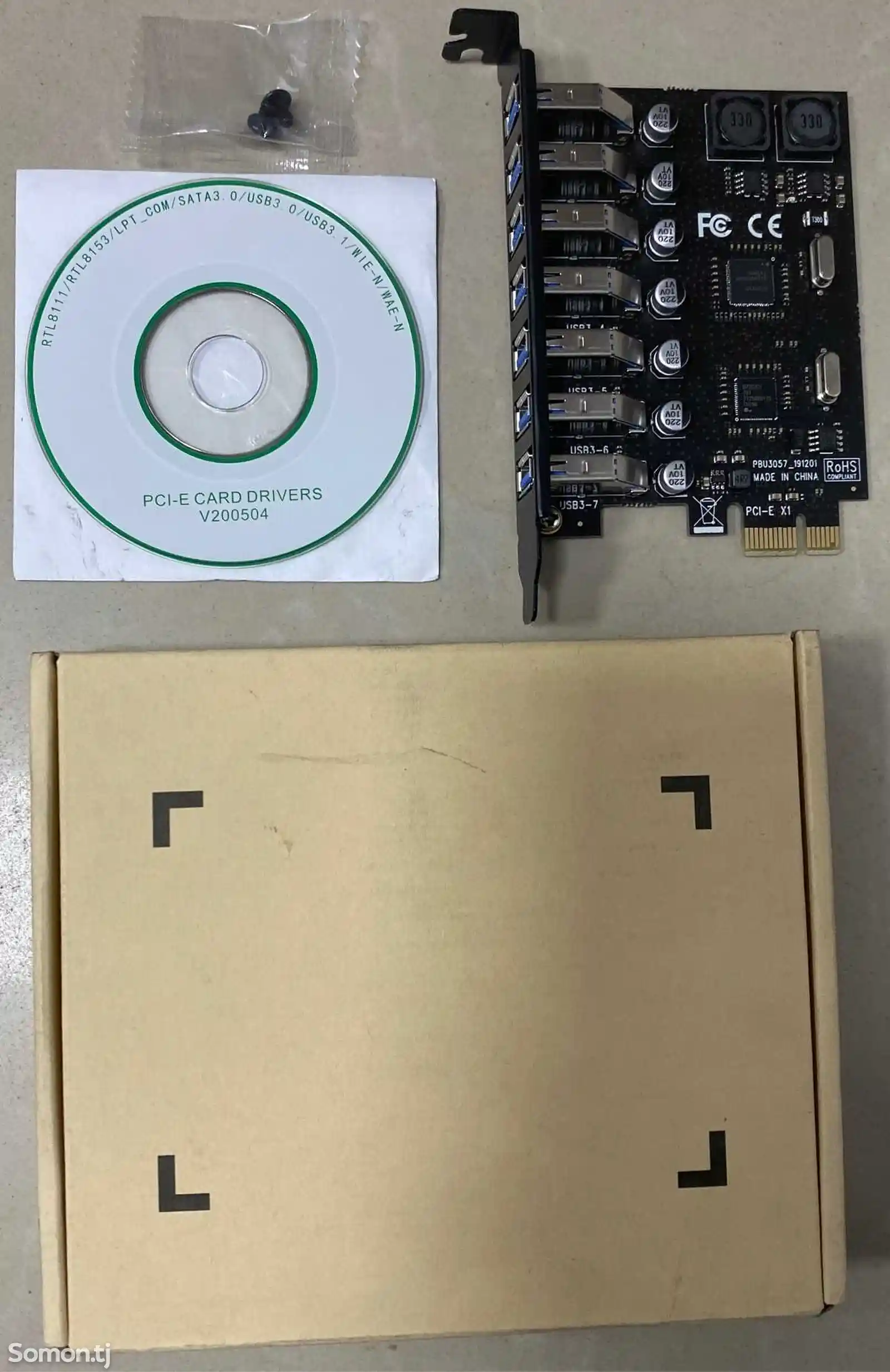 Контроллер PCI-e USB3.0-3