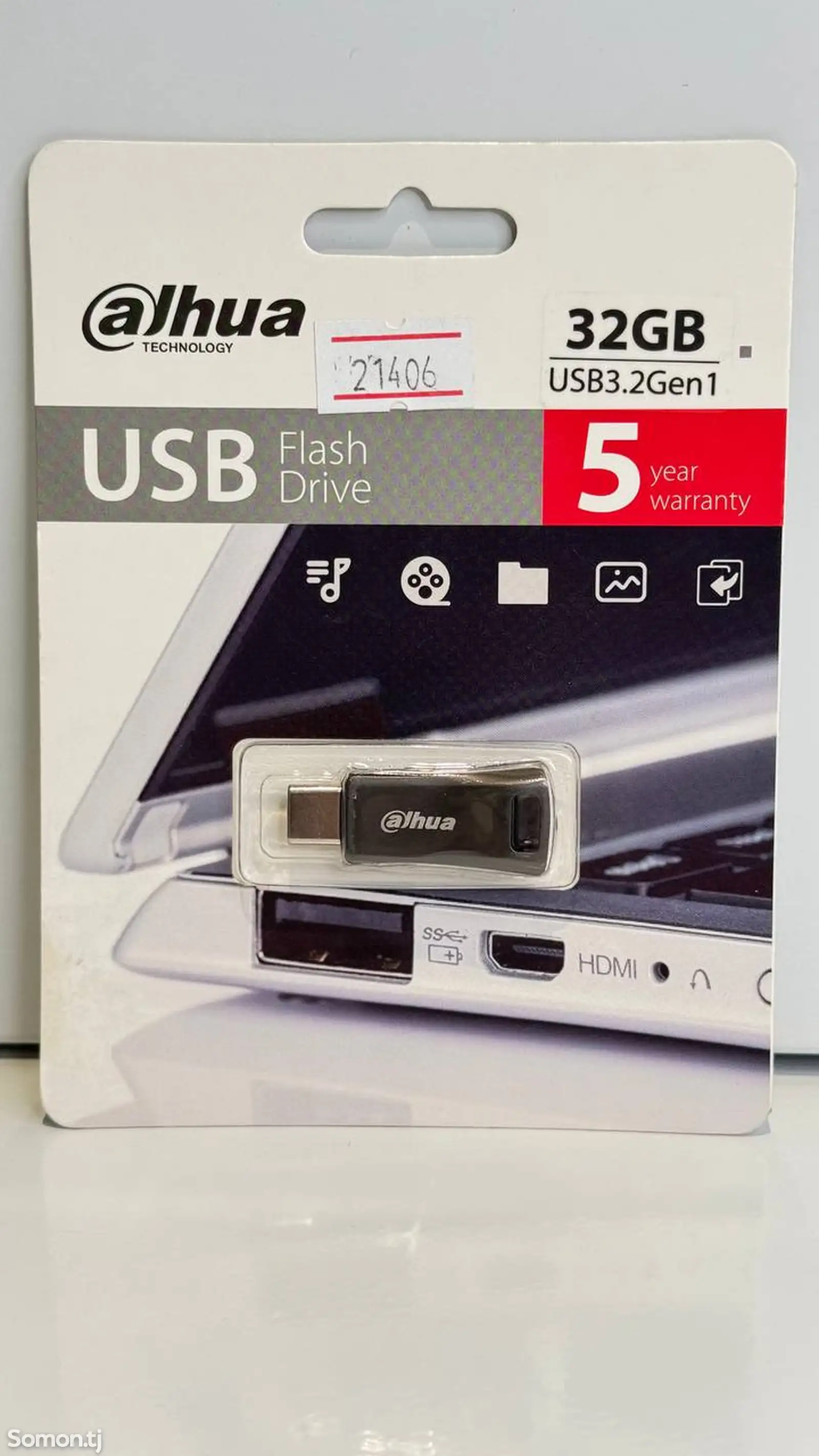 Накопитель Dahua USB-P639-32-32GB - 21406-1