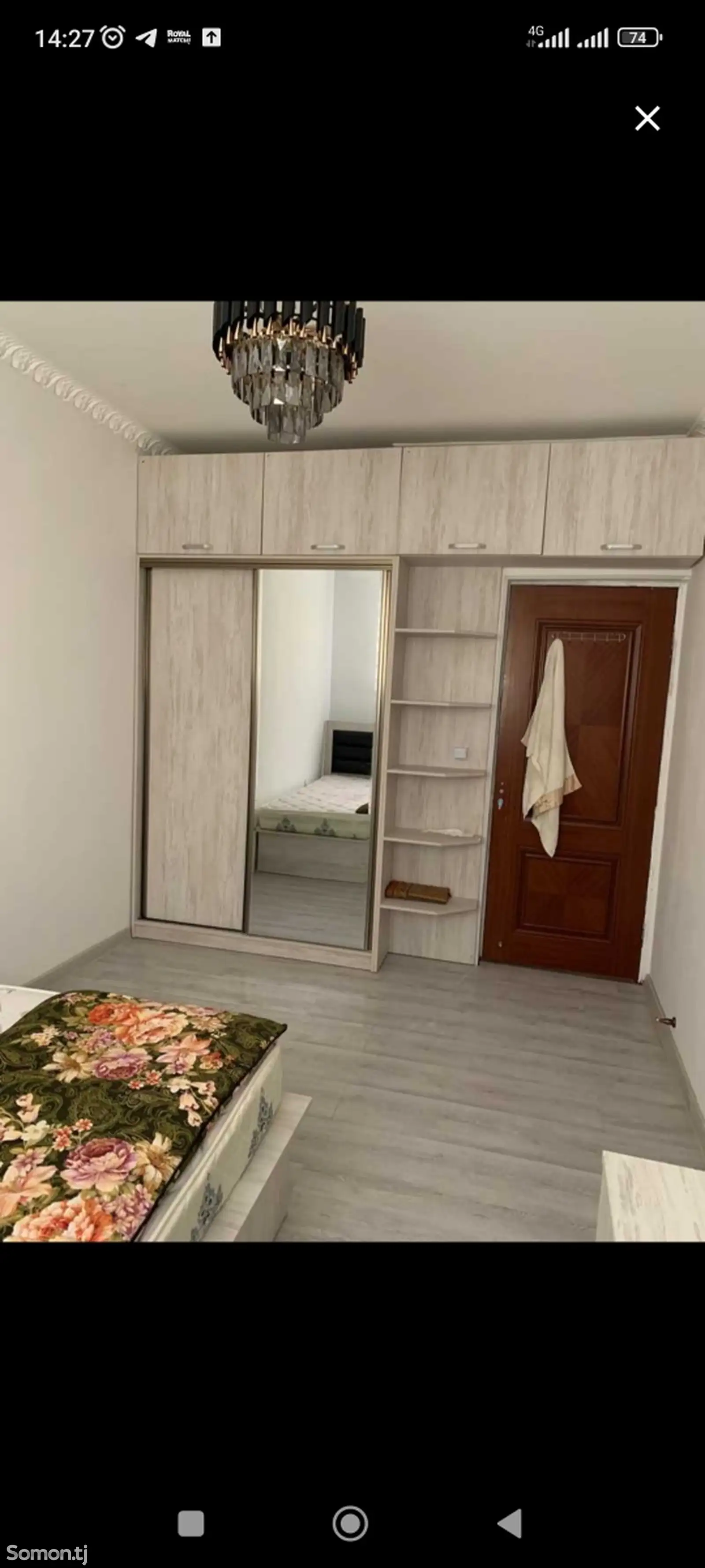 2-комн. квартира, Цокольный этаж, 40м², Фирдавси-6