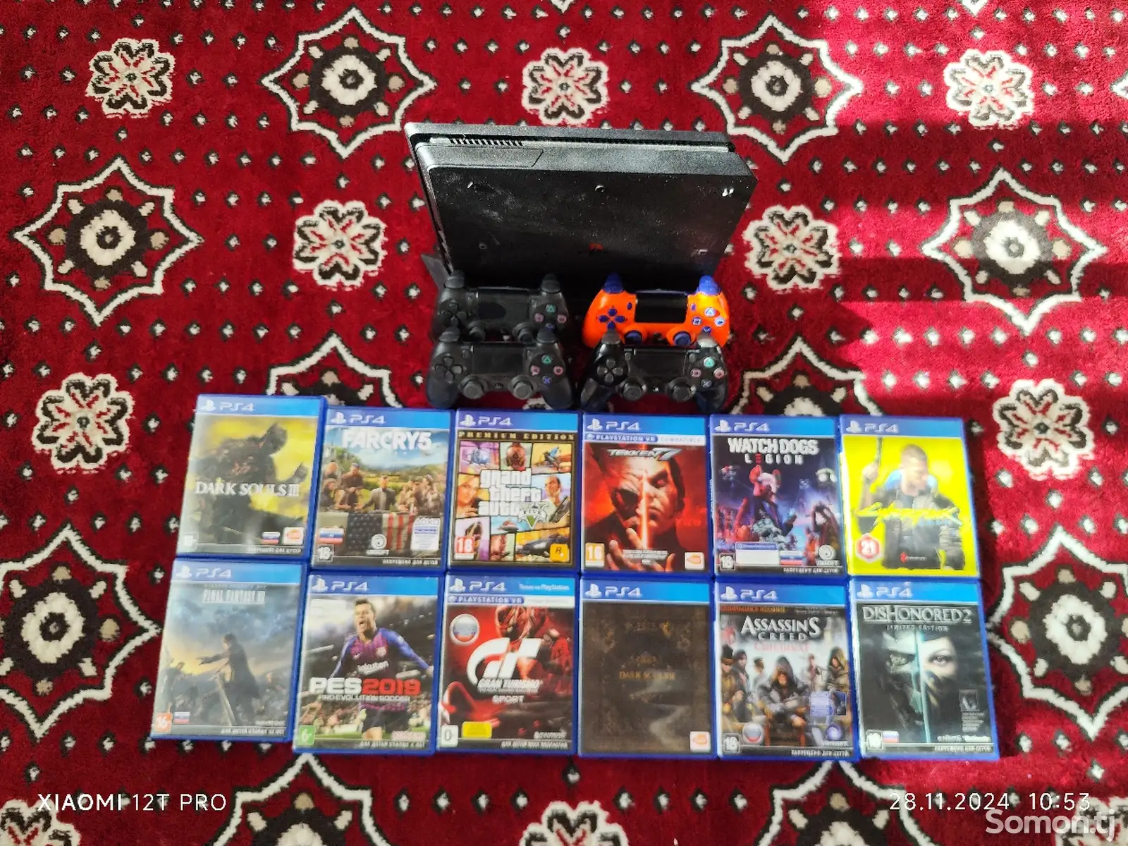 Игровая приставка Playstation 4 slim 500GB +12игр-1