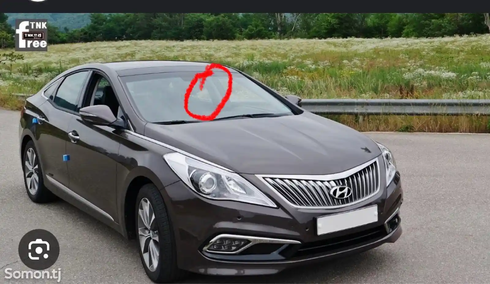 Лобовое стекло Hyundai Grandeur 2015-3