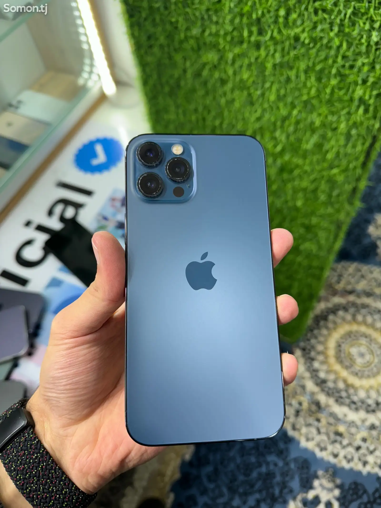 Apple iPhone 12 Pro Max, Нет встроенной памяти, Pacific Blue-1