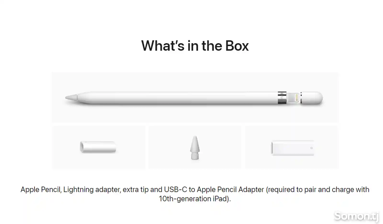 Цифровой карандаш Apple Pencil-4