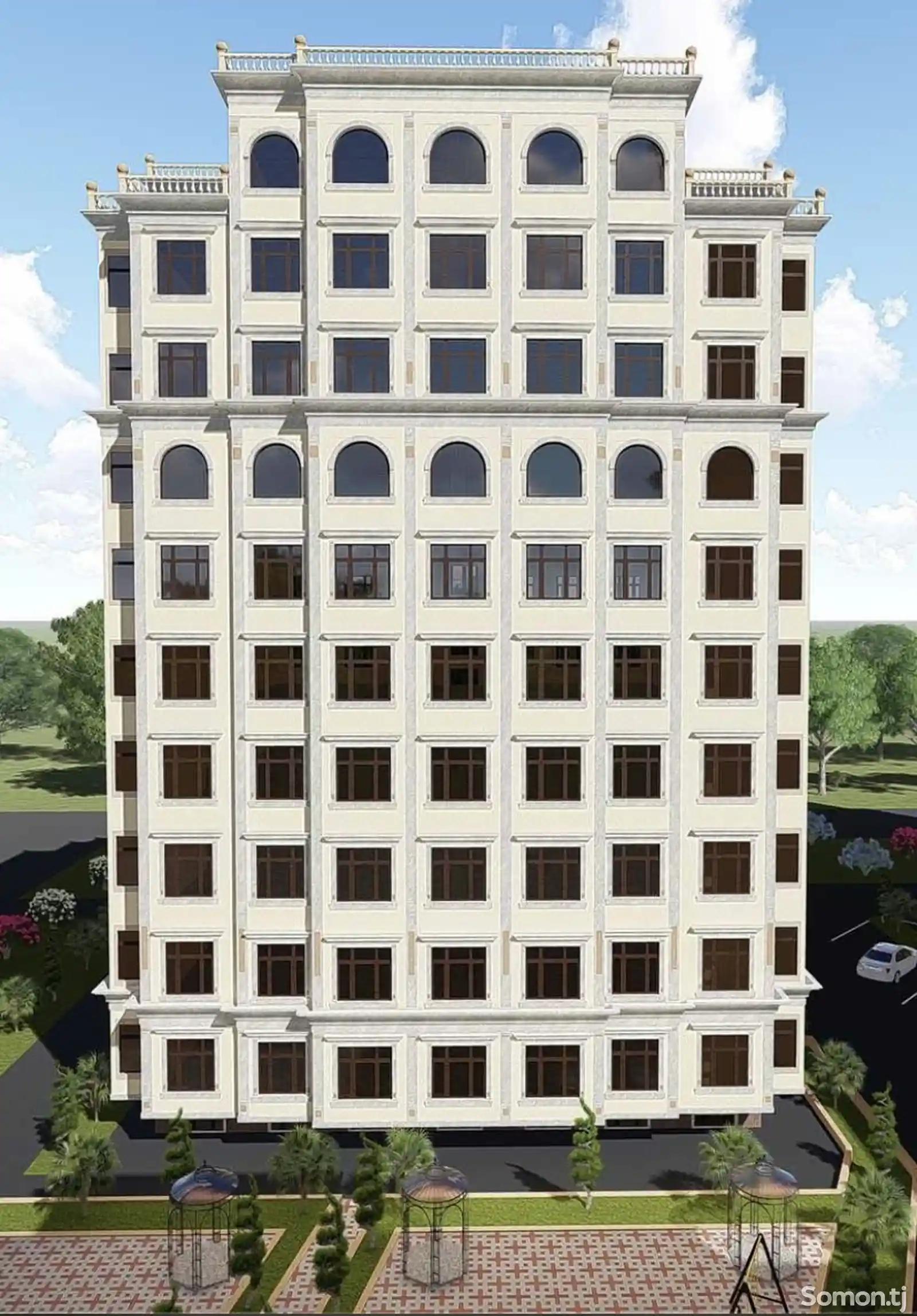 2-комн. квартира, 7 этаж, 62 м², бозори Фаровон-1