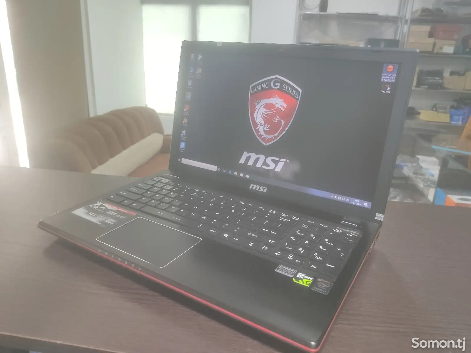 Ноутбук Msi core i7 GTX 2GB RAM 16GB-1