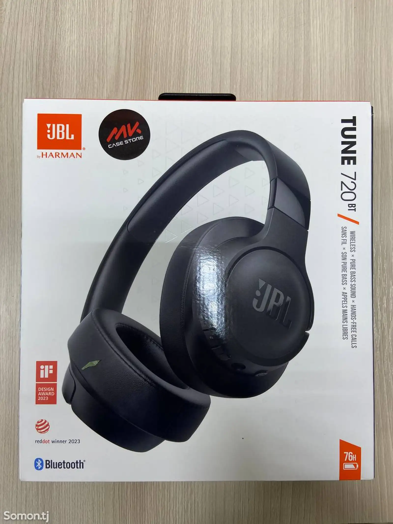 Наушники JBL Tune 720 BT беспроводные, черный-1