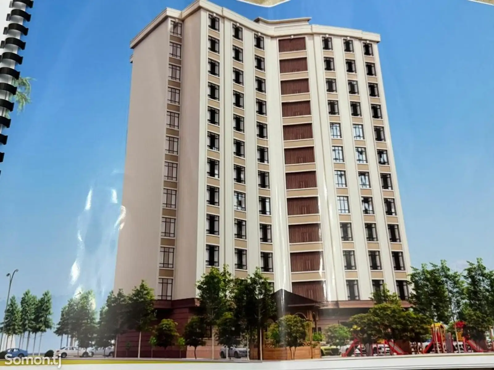 2-комн. квартира, 2 этаж, 54 м², Рудаки-1