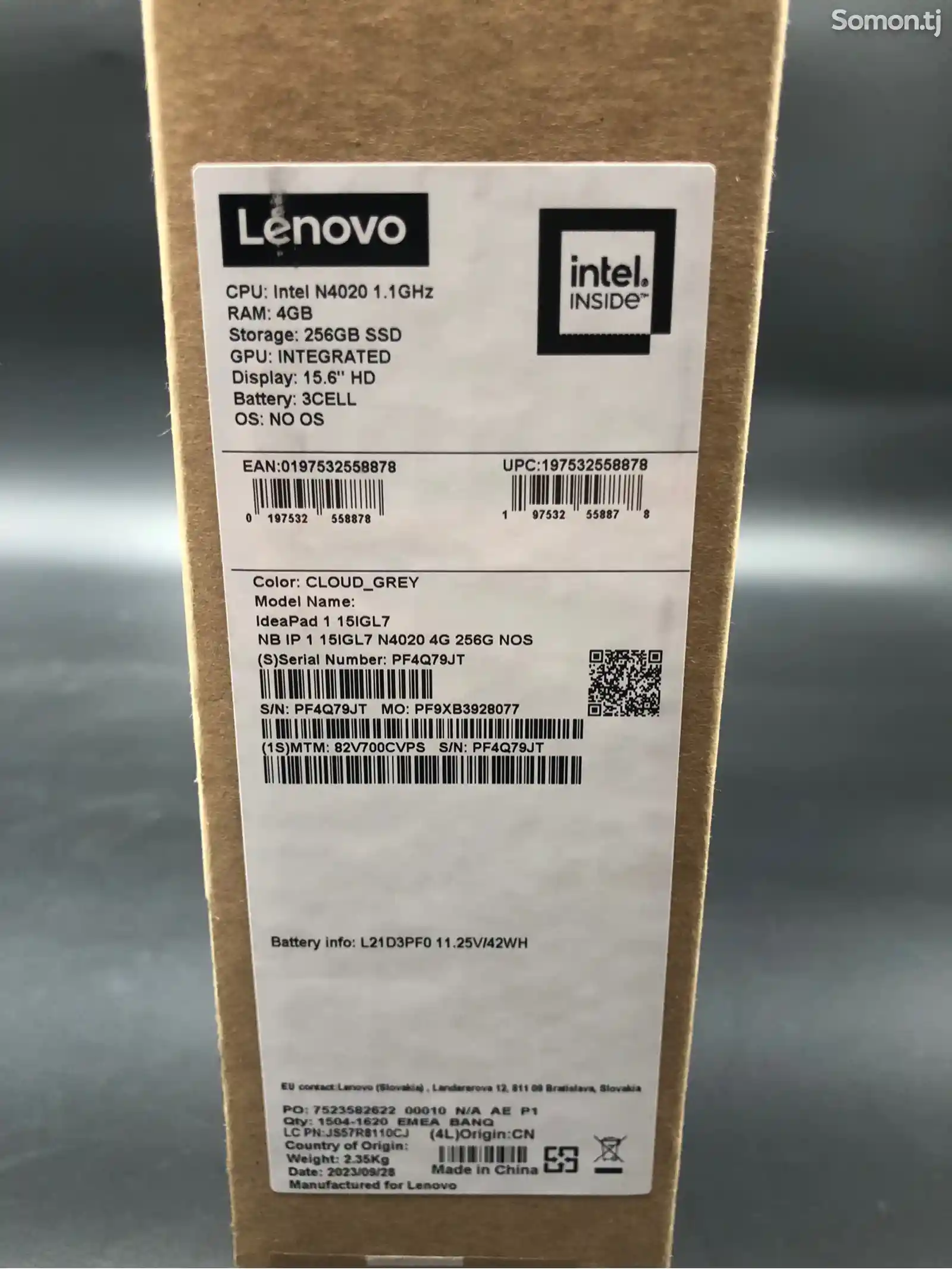 Ноутбук Lenovo intel inside-6