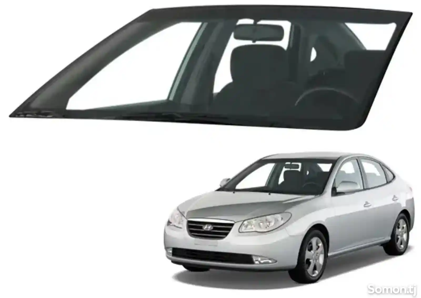 Лобовое стекло на Hyundai Avante 2010