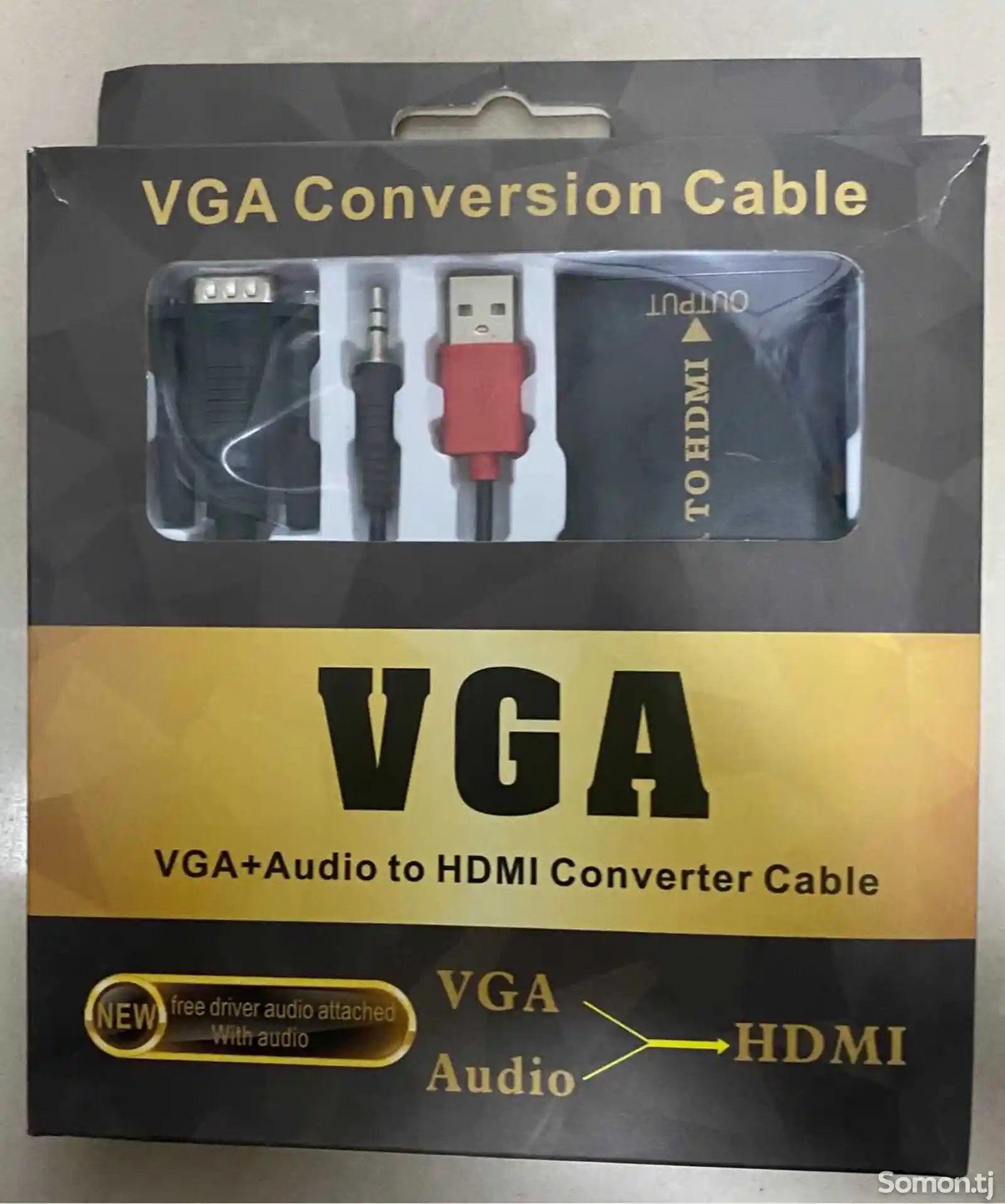 Кабель VGA to HDMI-1