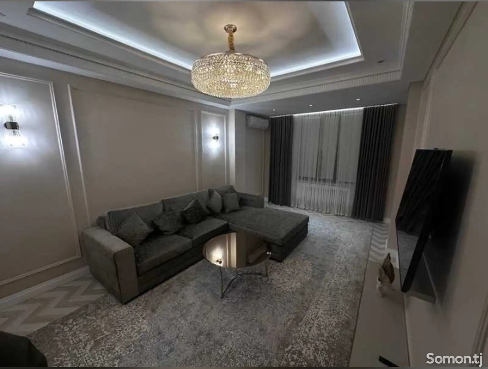 2-комн. квартира, 8 этаж, 100м², Исмоили Сомони-1