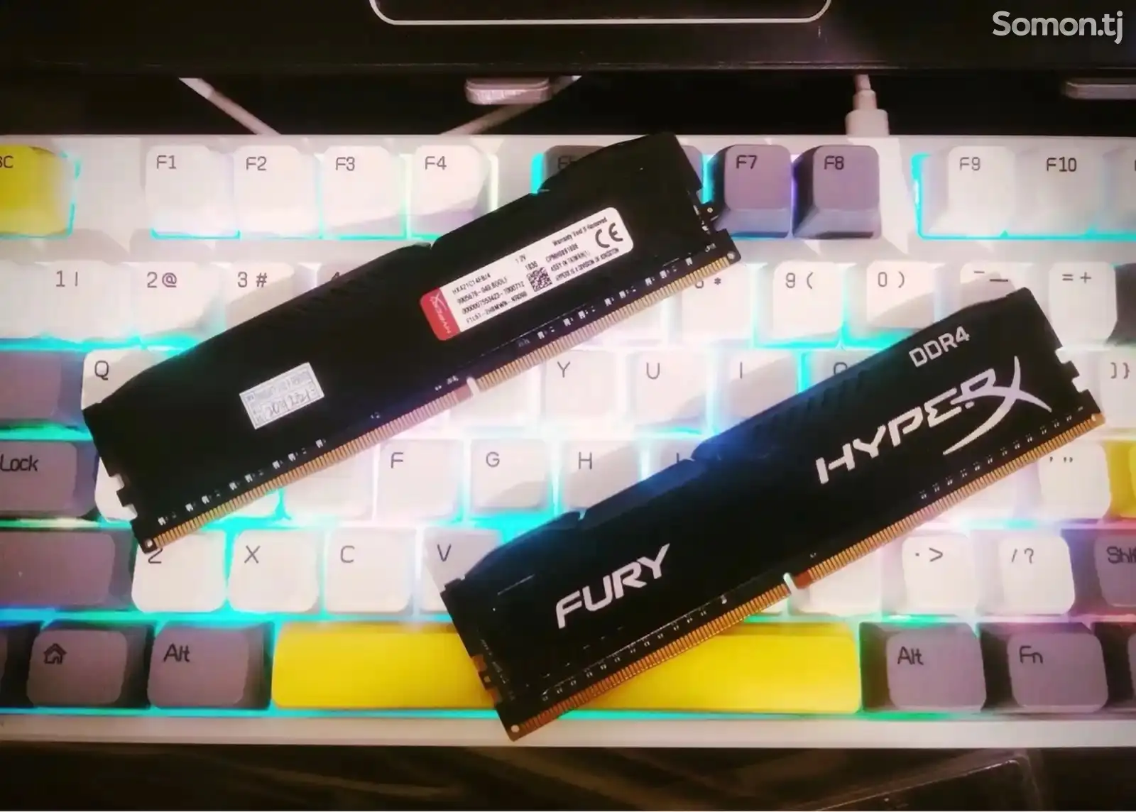 Оперативная память HyperX kingston fury 8Gb 2133MHz DDR4 RAM 2x4 ГБ-3