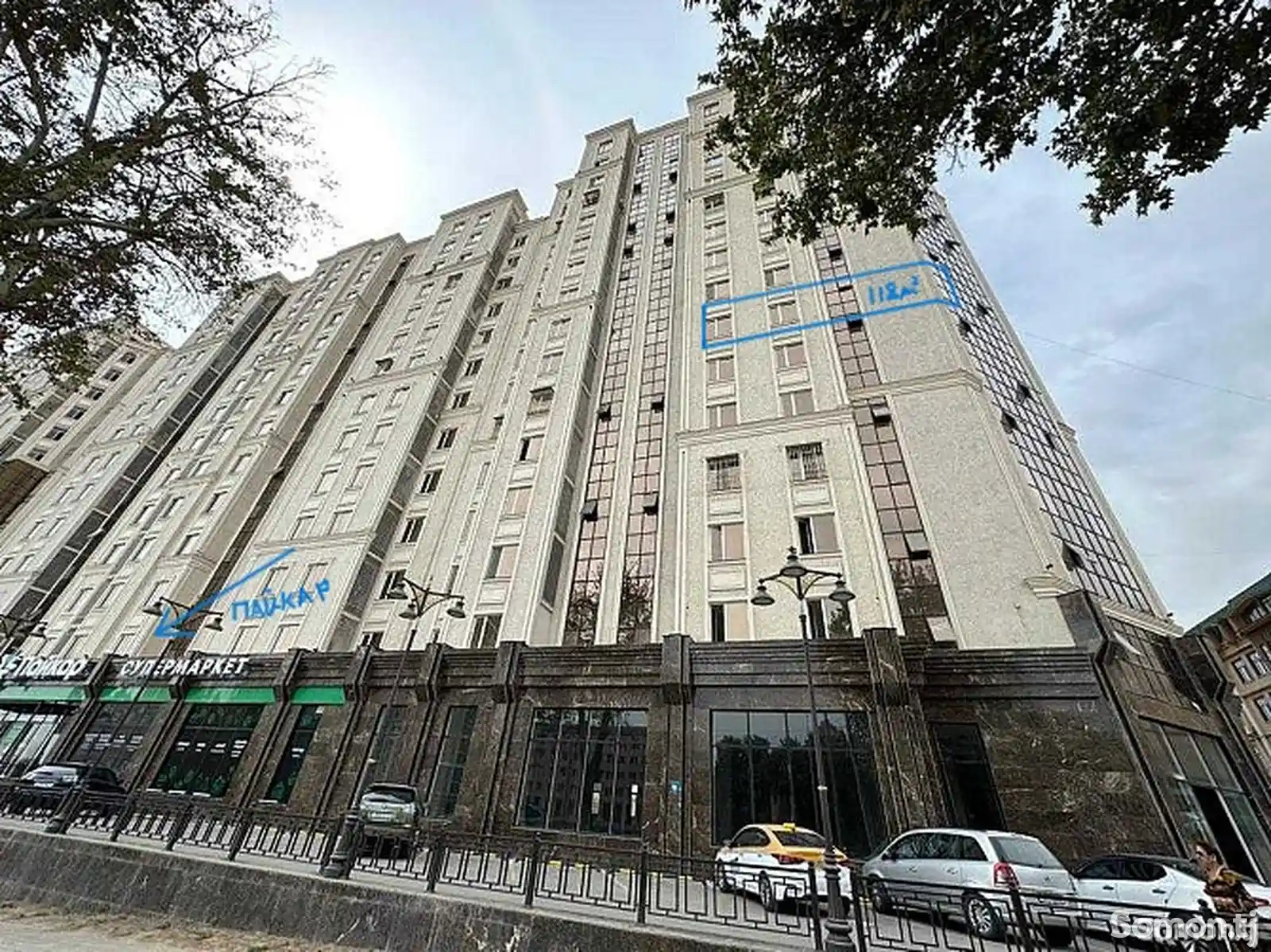 3-комн. квартира, 6 этаж, 118 м², Пайкар 112-1