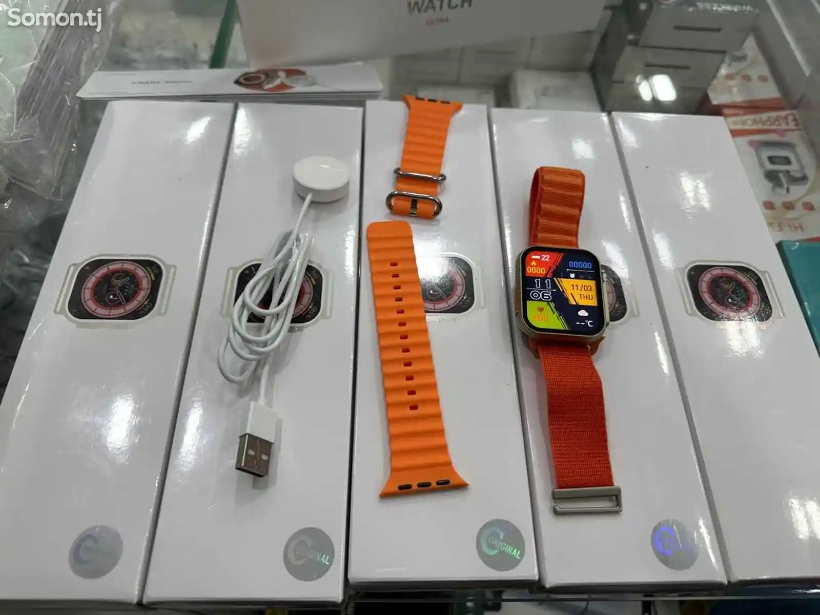 Смарт часы Watch Ultra с двумя ремешками-4