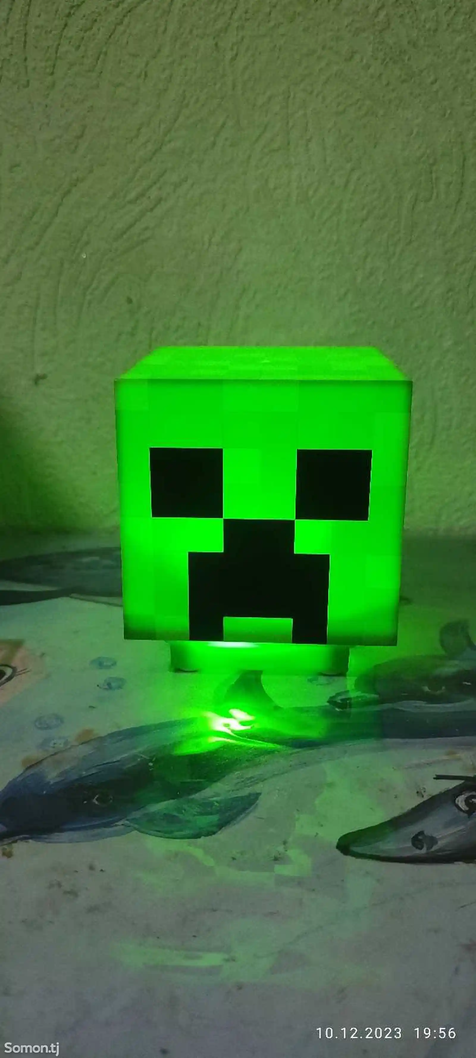 Светильник-ночник Крипер из Minecraft-5