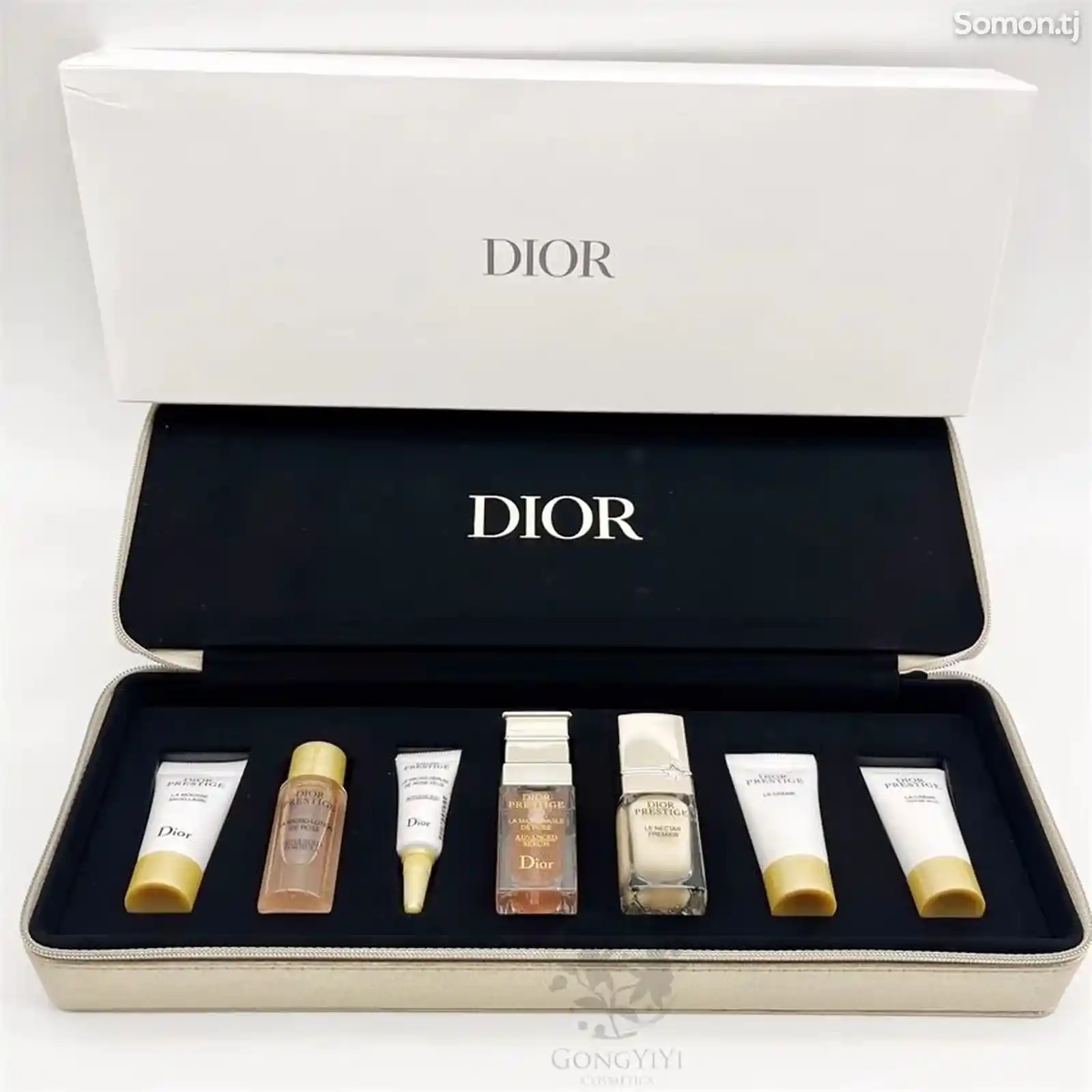 Набор Dior Dior Flower Secret Medium Sample Gold, 7 предметов с эссенцией жемчужины-1