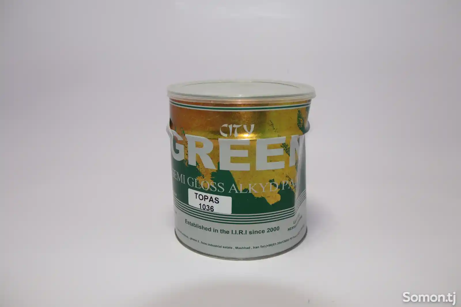 Полуглянцевая масляная краска Green city 3лт 1036 половая