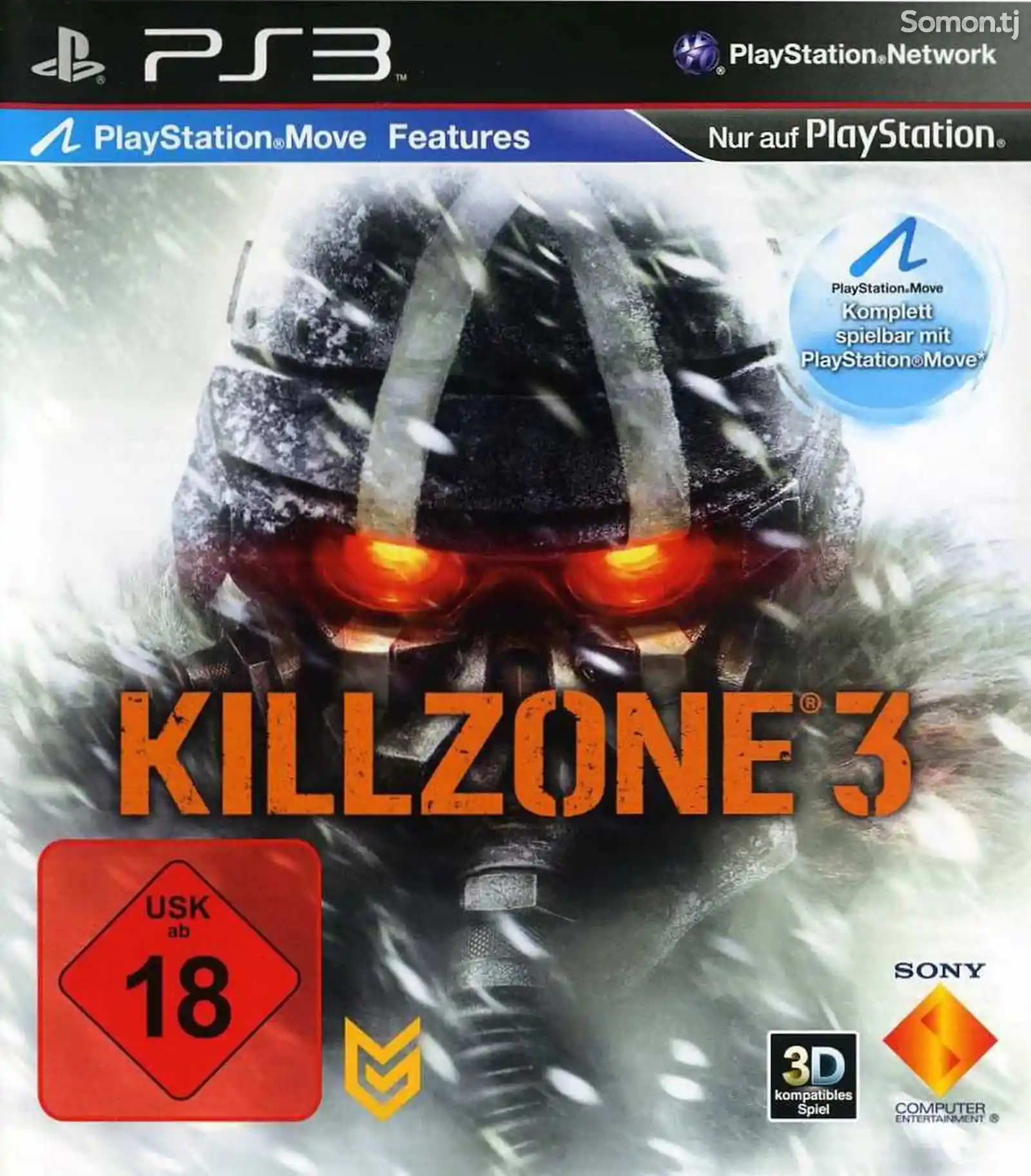 Игра Kill zone 3 для Play Station-3