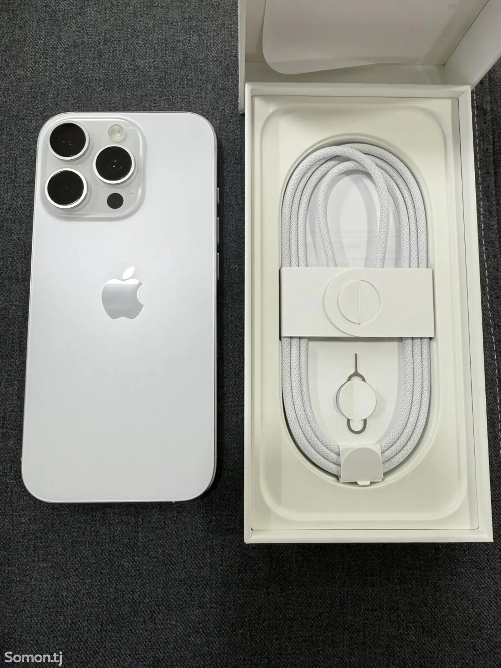 Apple iPhone 16 Pro, 256 gb, White Titanium-1