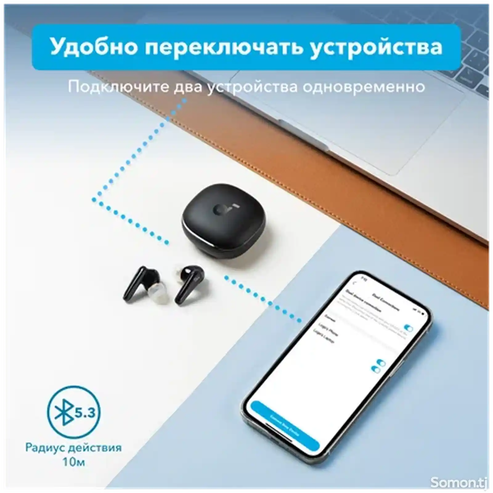 Беспроводные наушники TWS Anker Soundcore Liberty 4 A3953-11