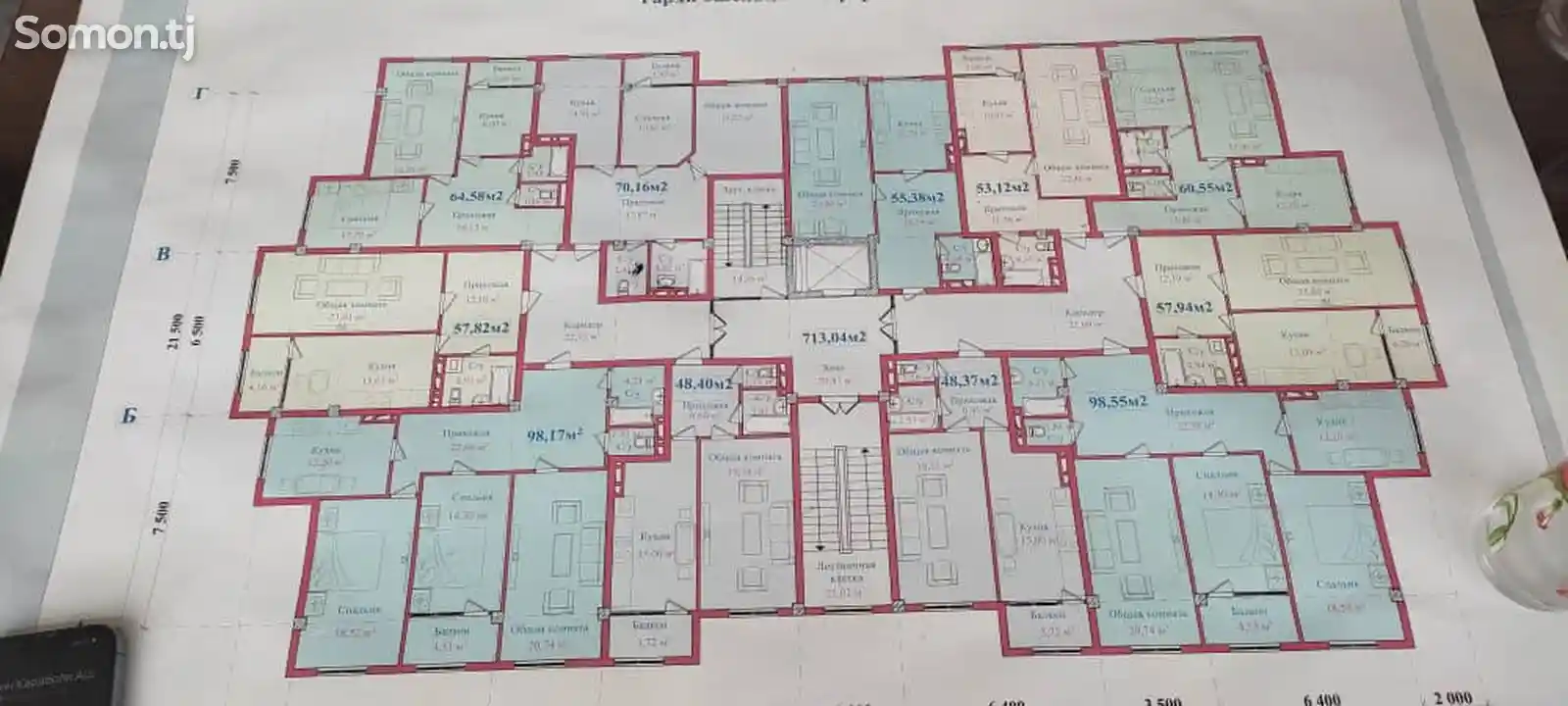 4-комн. квартира, 5 этаж, 97 м², Ленинский район-1