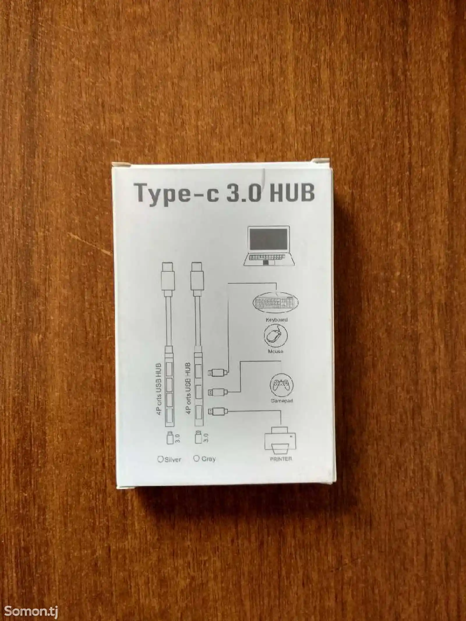Четырех портовый хаб Type-c 3.0 Hub-2