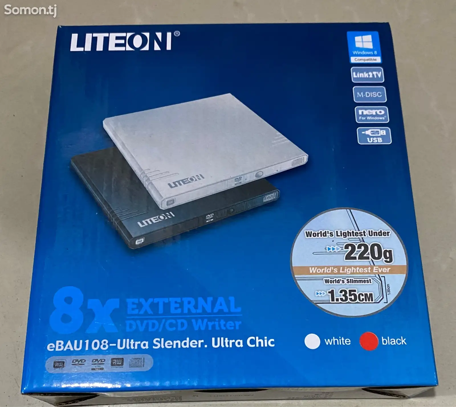 USB Внешнее устройство для чтения записи DVD-RW Liteon-1