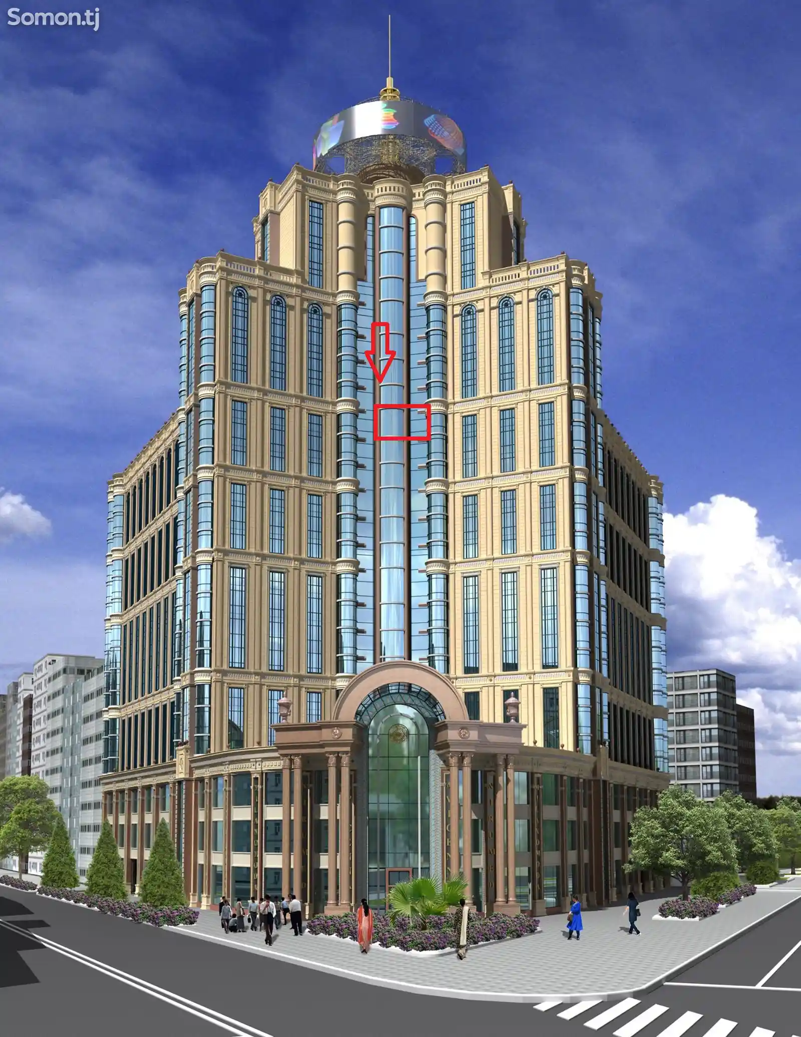 2-комн. квартира, 9 этаж, 70м², Шохмансур-11