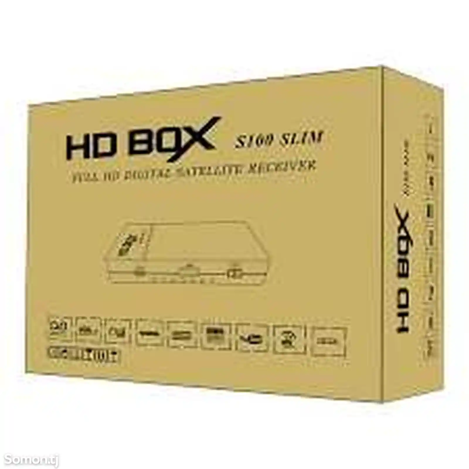 Спутниковый ресивер HD Box S100 Slim-2