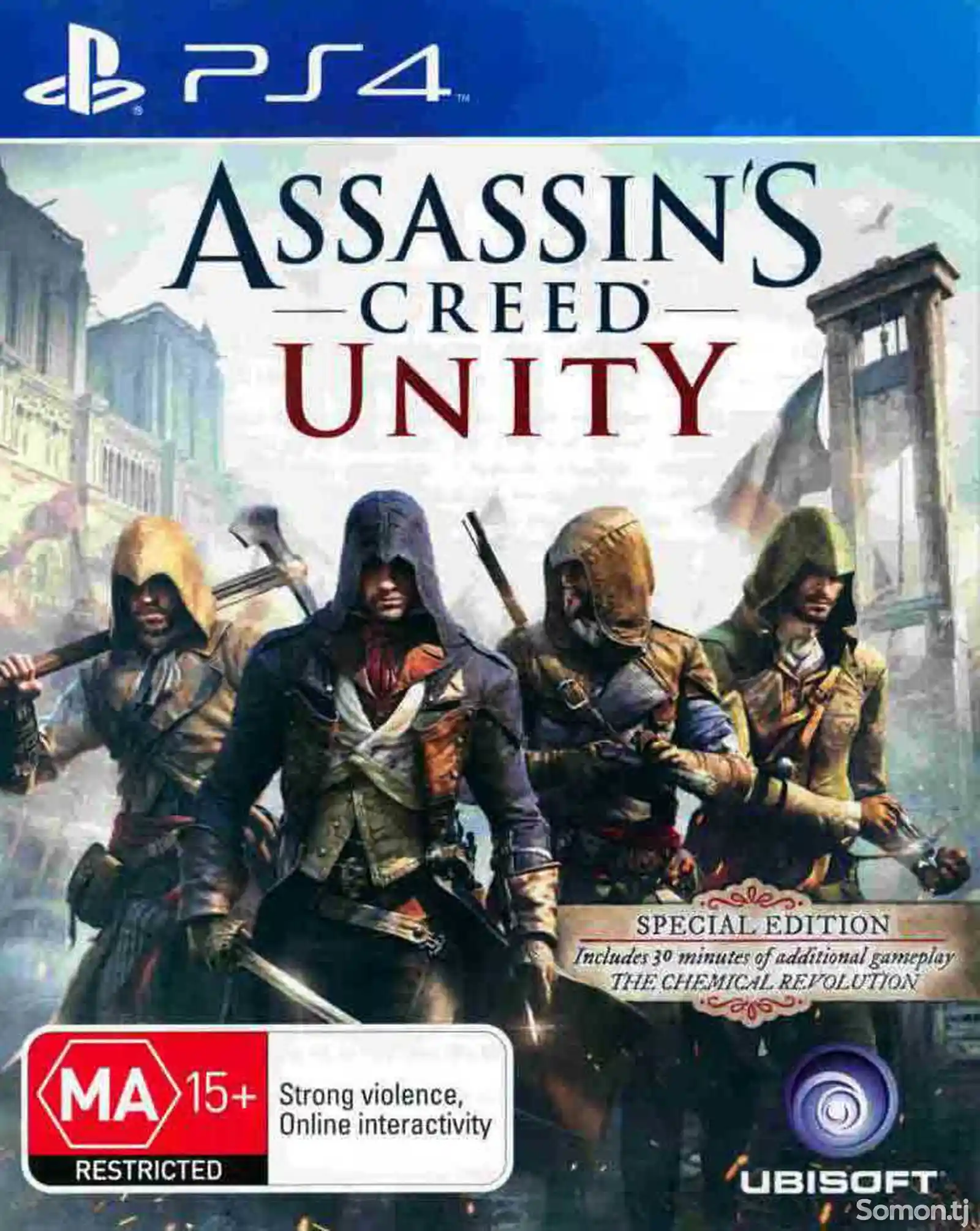Игра Assassins creed Unity для PS-4 / 5.05 / 6.72 / 7.02 / 7.55 / 9.00 /
