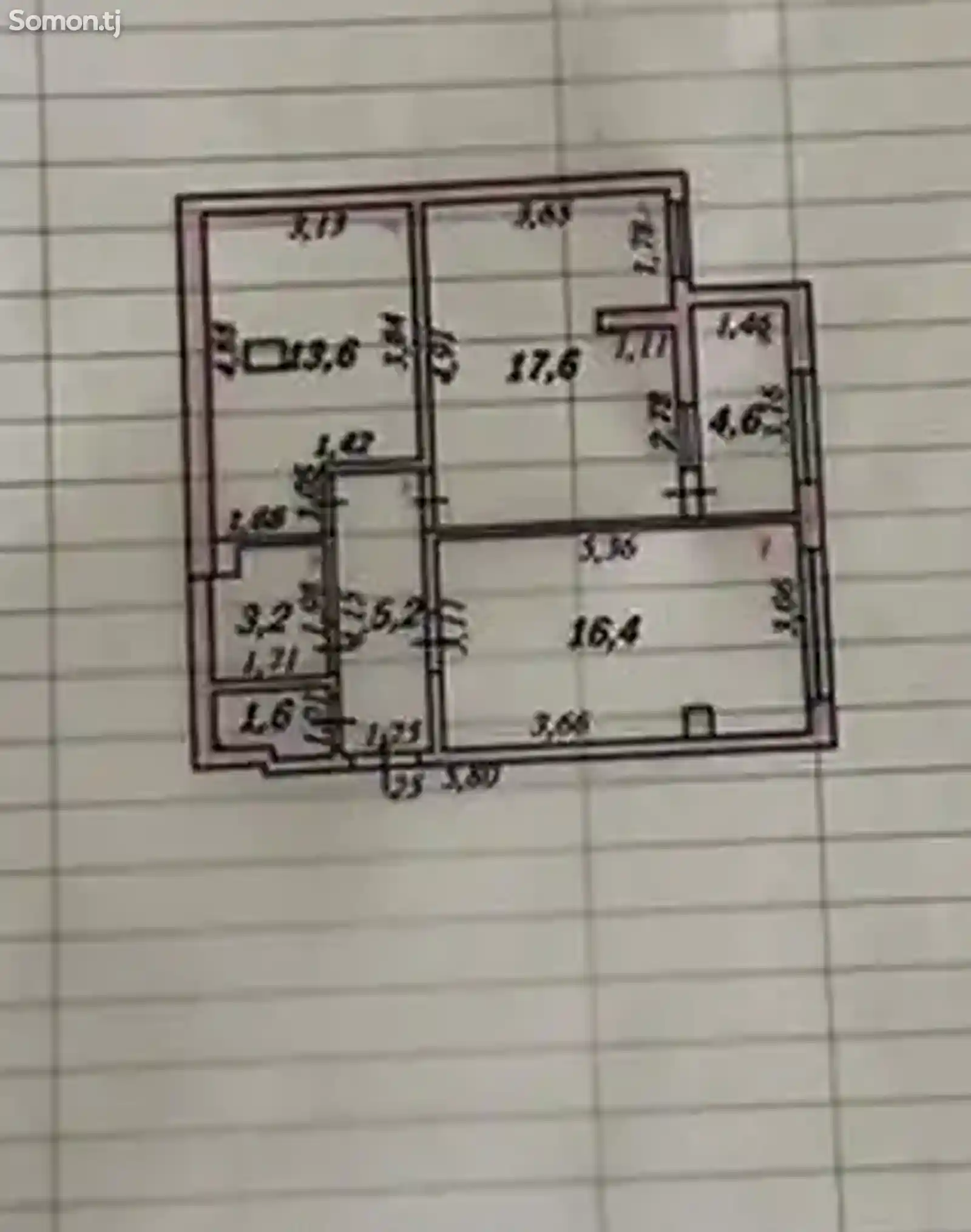 2-комн. квартира, 7 этаж, 62 м², Фирдавси-6