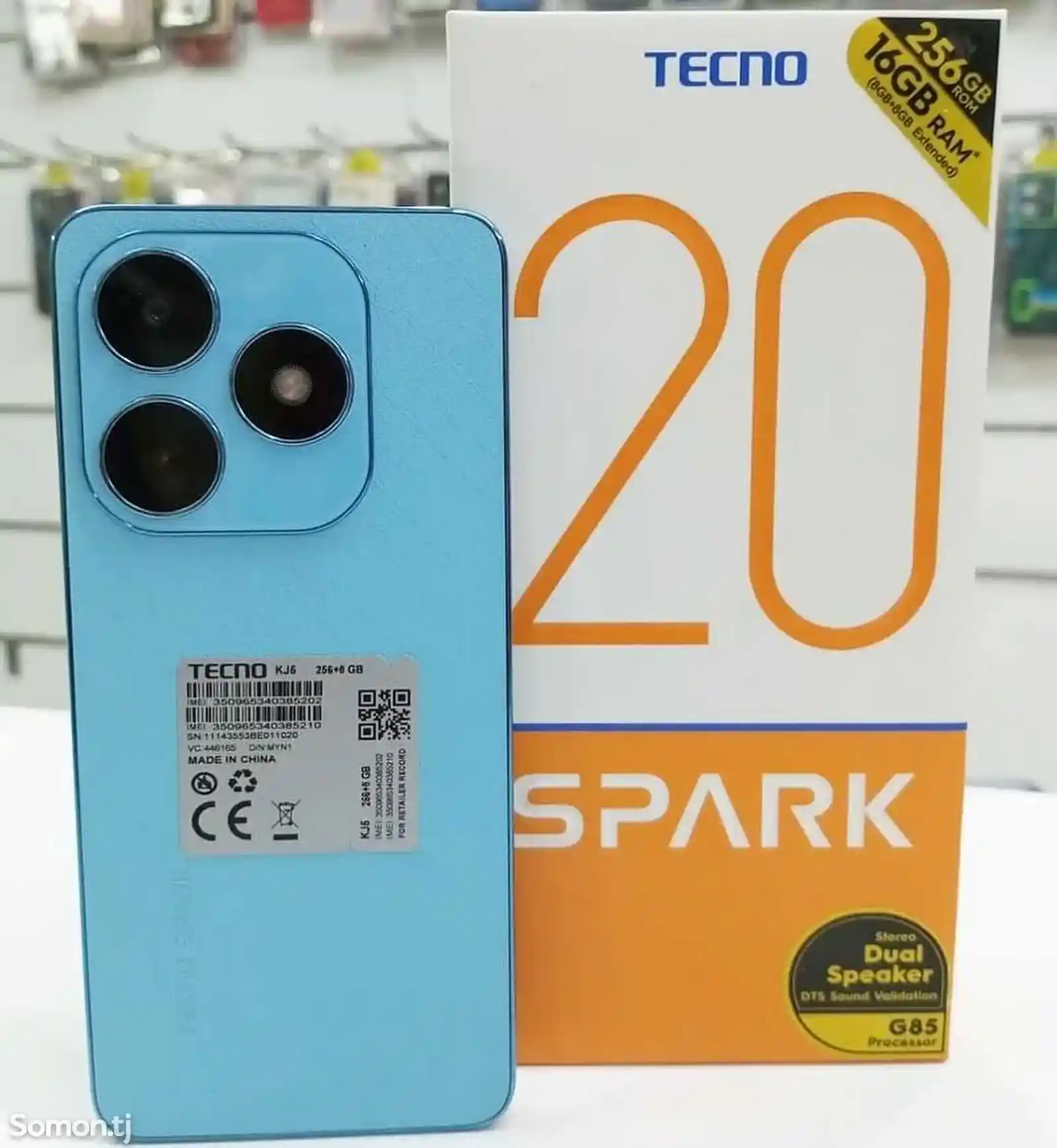Tecno Spark 20 8+8/128Gb blue-3