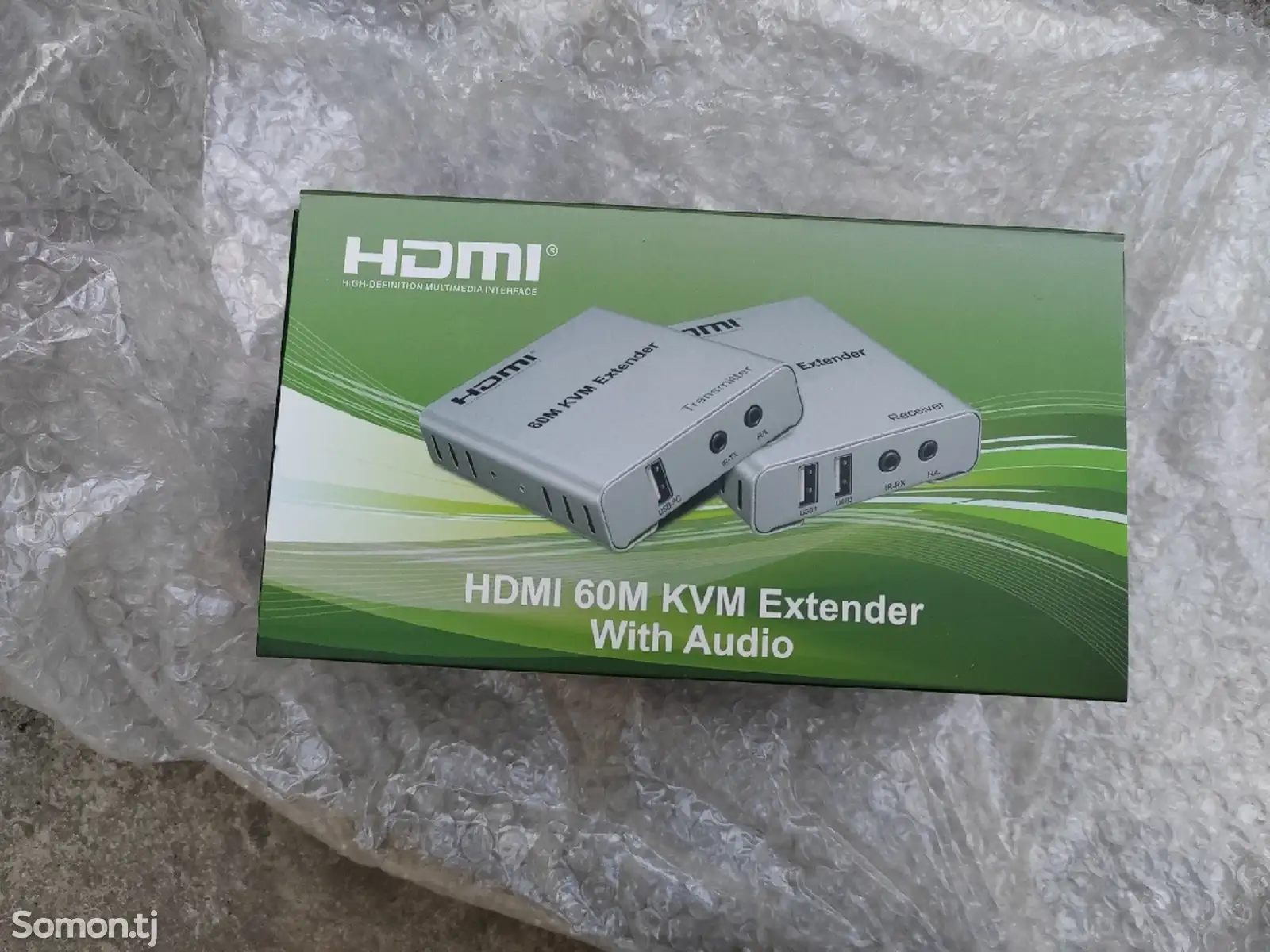 Удлинитель видеосигнала HDMI+USB KVM 60м-1