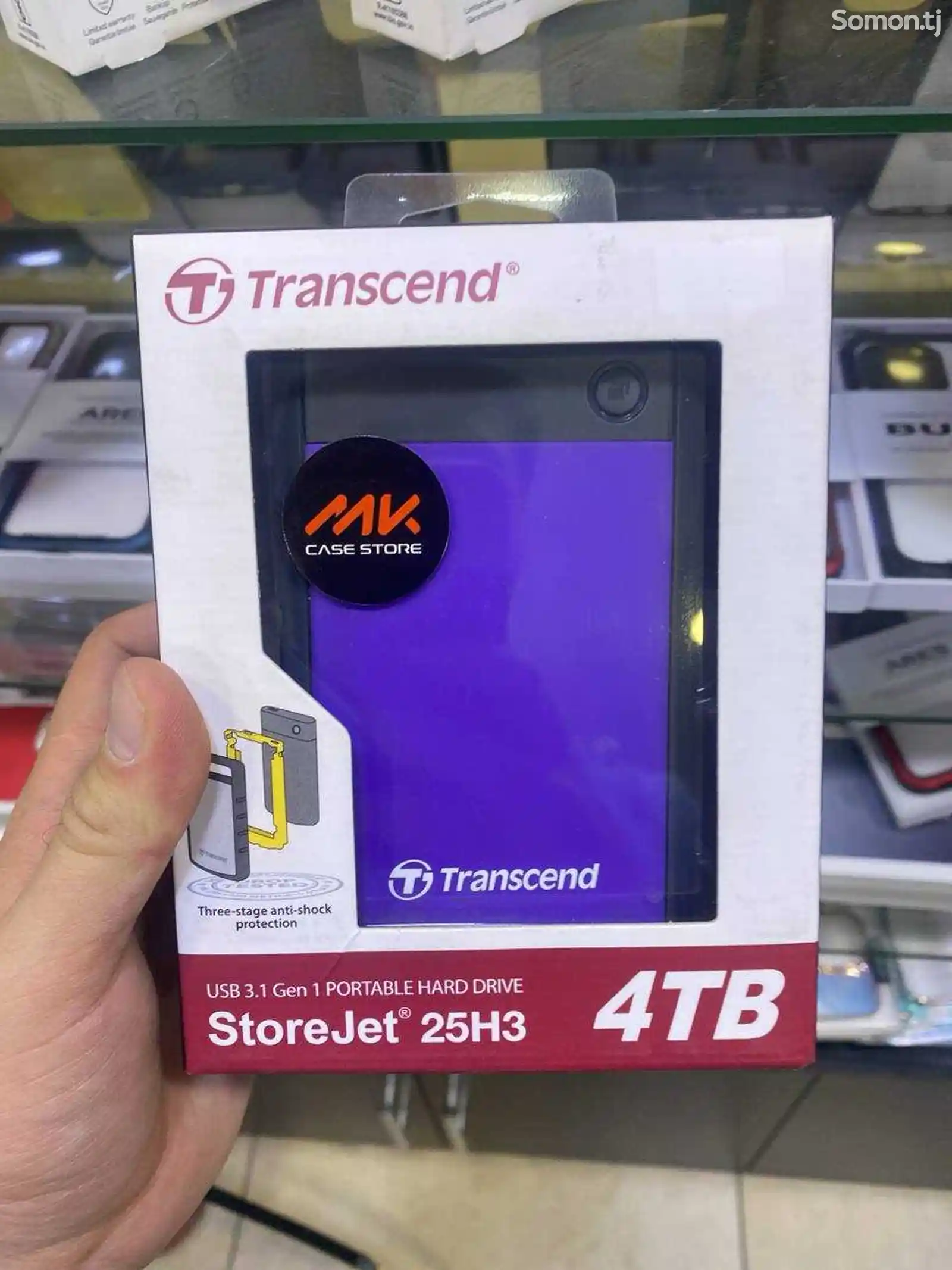 Внешний жесткий диск HDD диск 4tb Transcend StoreJet 25M3